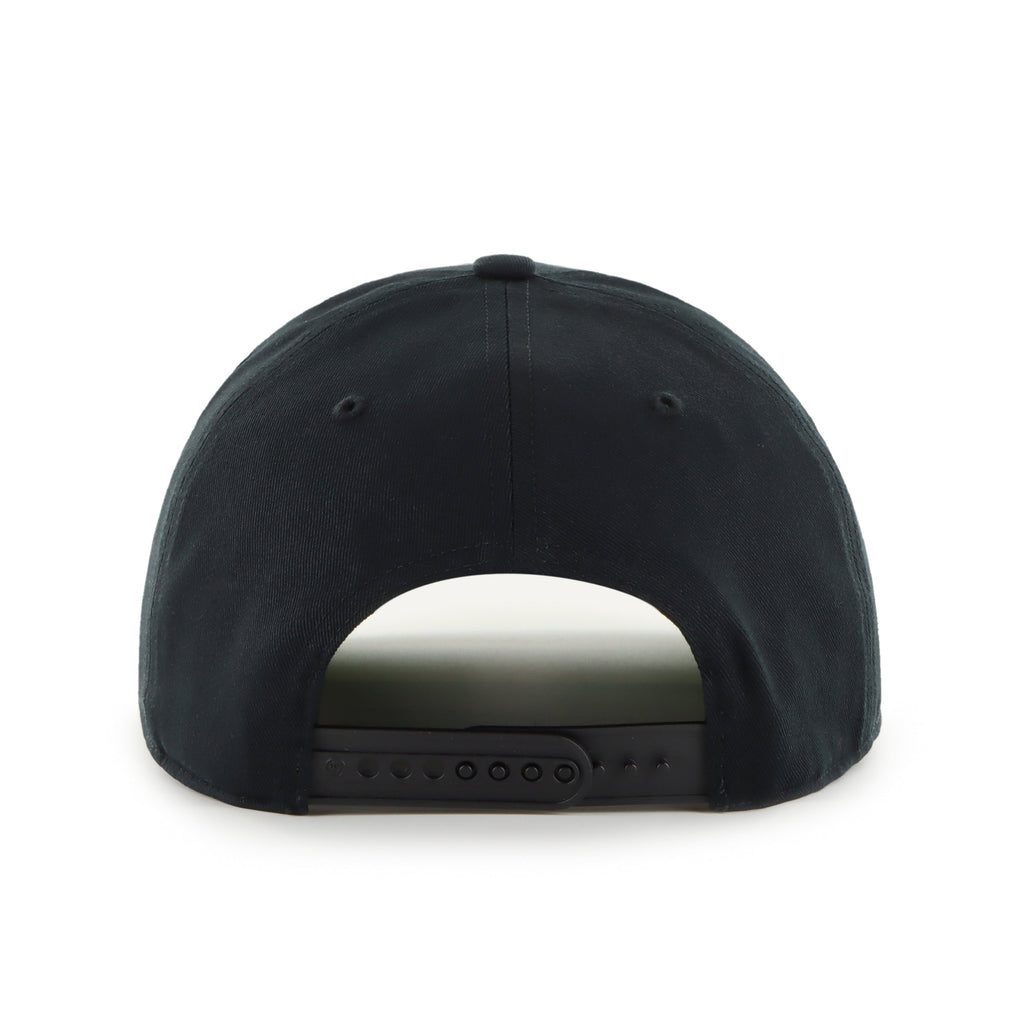 Vancouver Canucks NHL 47 Brand Men Black Break Wood Suede Hitch Snapback Hat product image 3, provided for visual reference