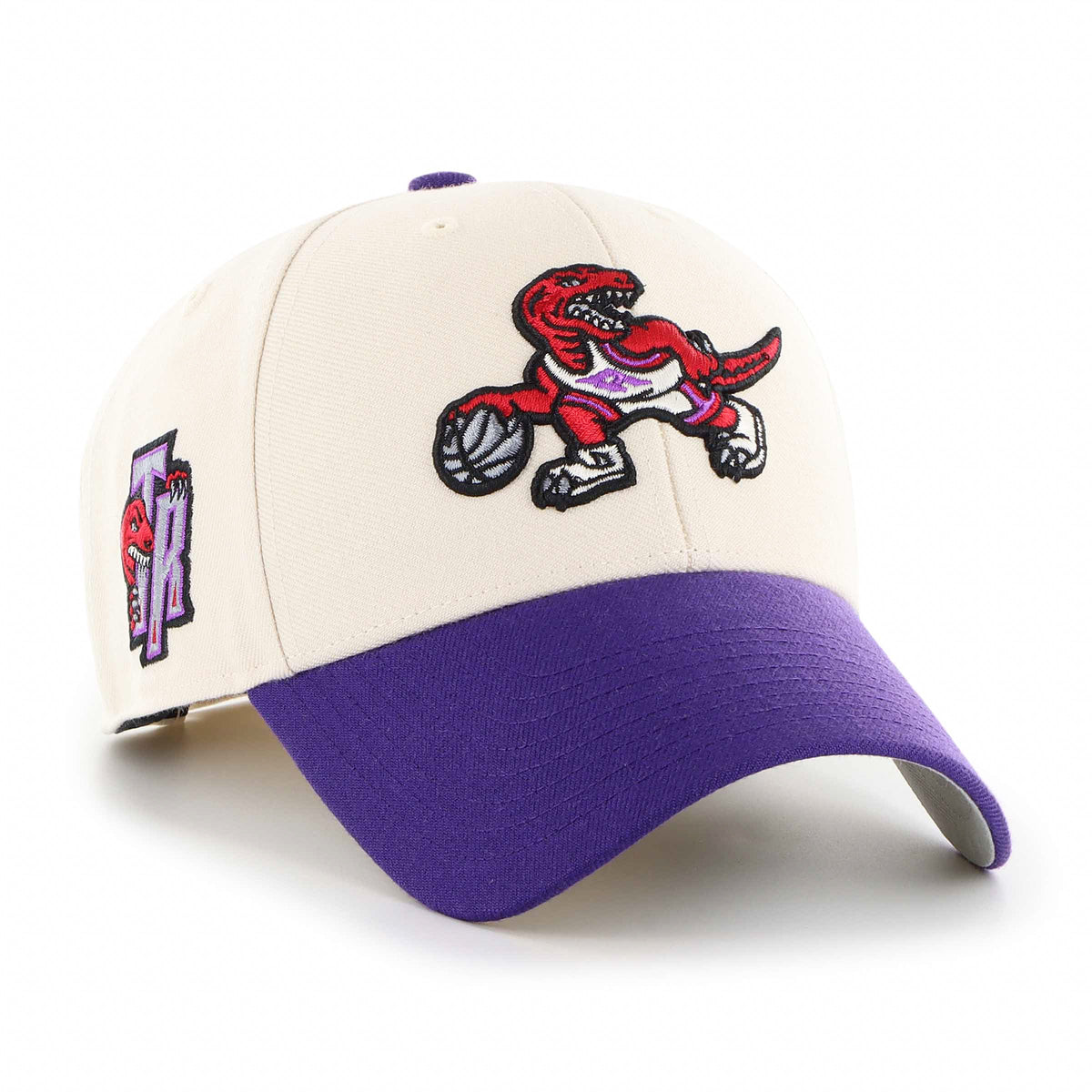 Toronto Raptors NBA 47 Brand Men Two Tone Sure Shot MVP Adjustable Hat product image 1, provided for visual reference and