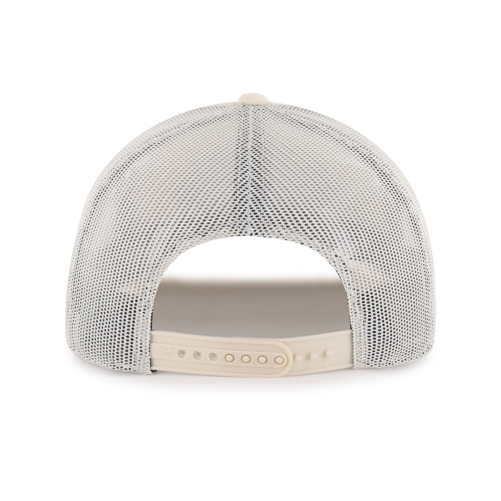 Montreal Canadiens NHL 47 Brand Men Beige Leland Trucker Snapback product image 2, provided for visual reference and product
