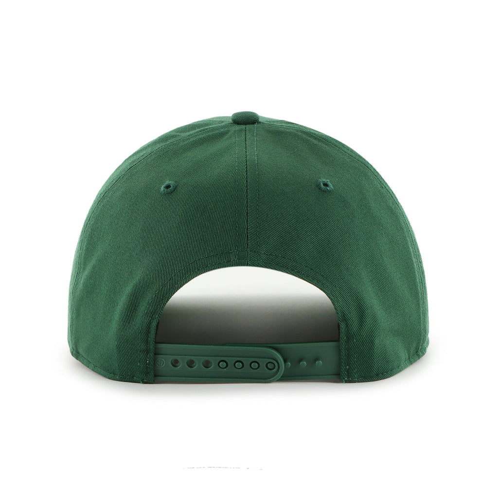 Michigan State Spartans NCAA 47 Brand Men Green Break Wood Suede Hitch Snapback Hat product image 2, provided for visual