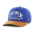 Duke Blue Devils NCAA 47 Brand Men Royal Break Wood Suede Hitch Snapback Hat product image 1, provided for visual reference