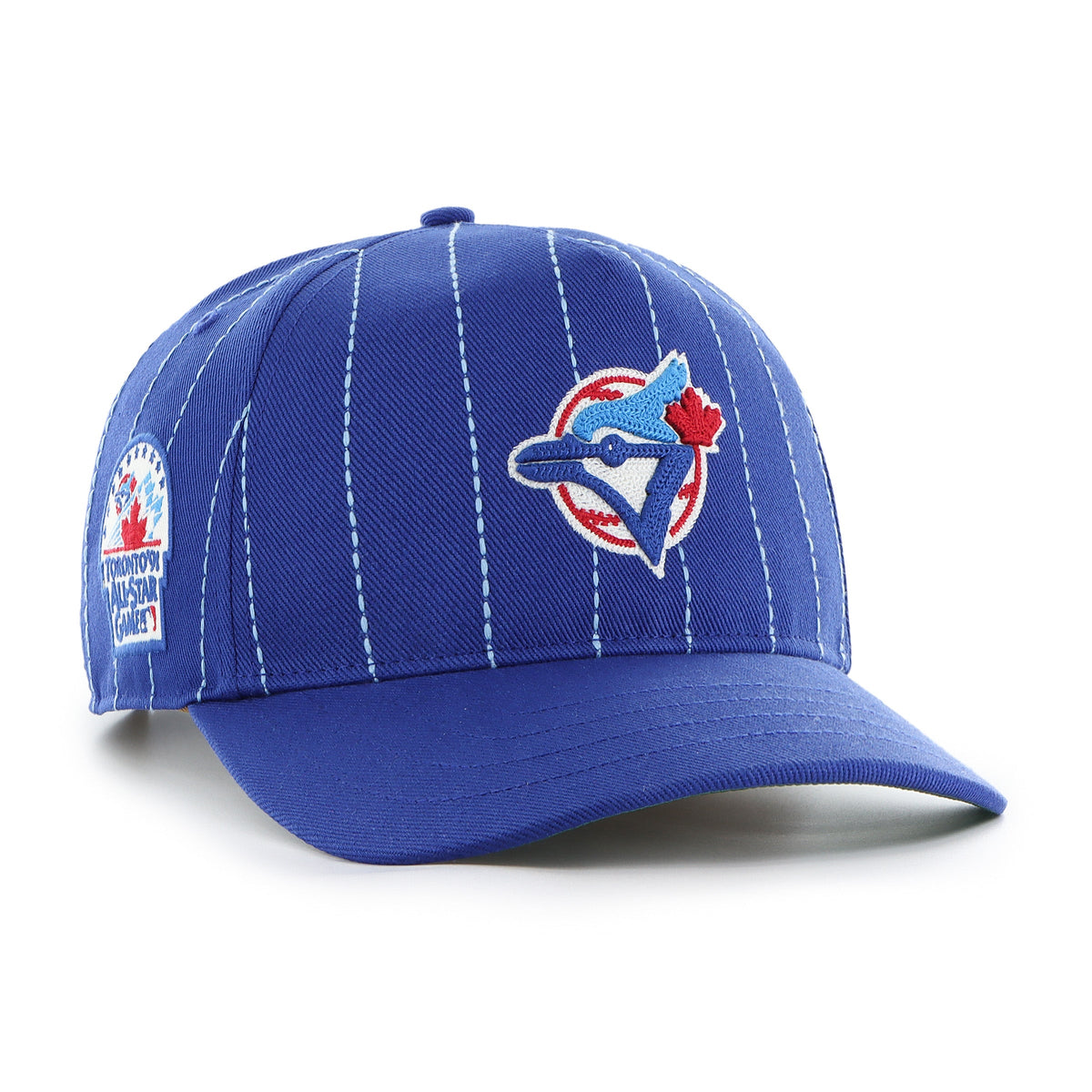 Toronto Blue Jays Cooperstown MLB 47 Brand Men Royal Rawlings Pinstripe Hitch Adjustable Hat product image 1, provided for