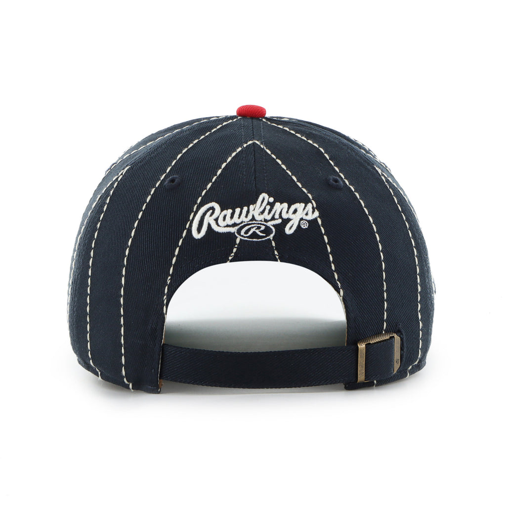 St. Louis Cardinals MLB 47 Brand Men Black Rawlings Pinstripe Hitch Adjustable Hat product image 2, provided for visual