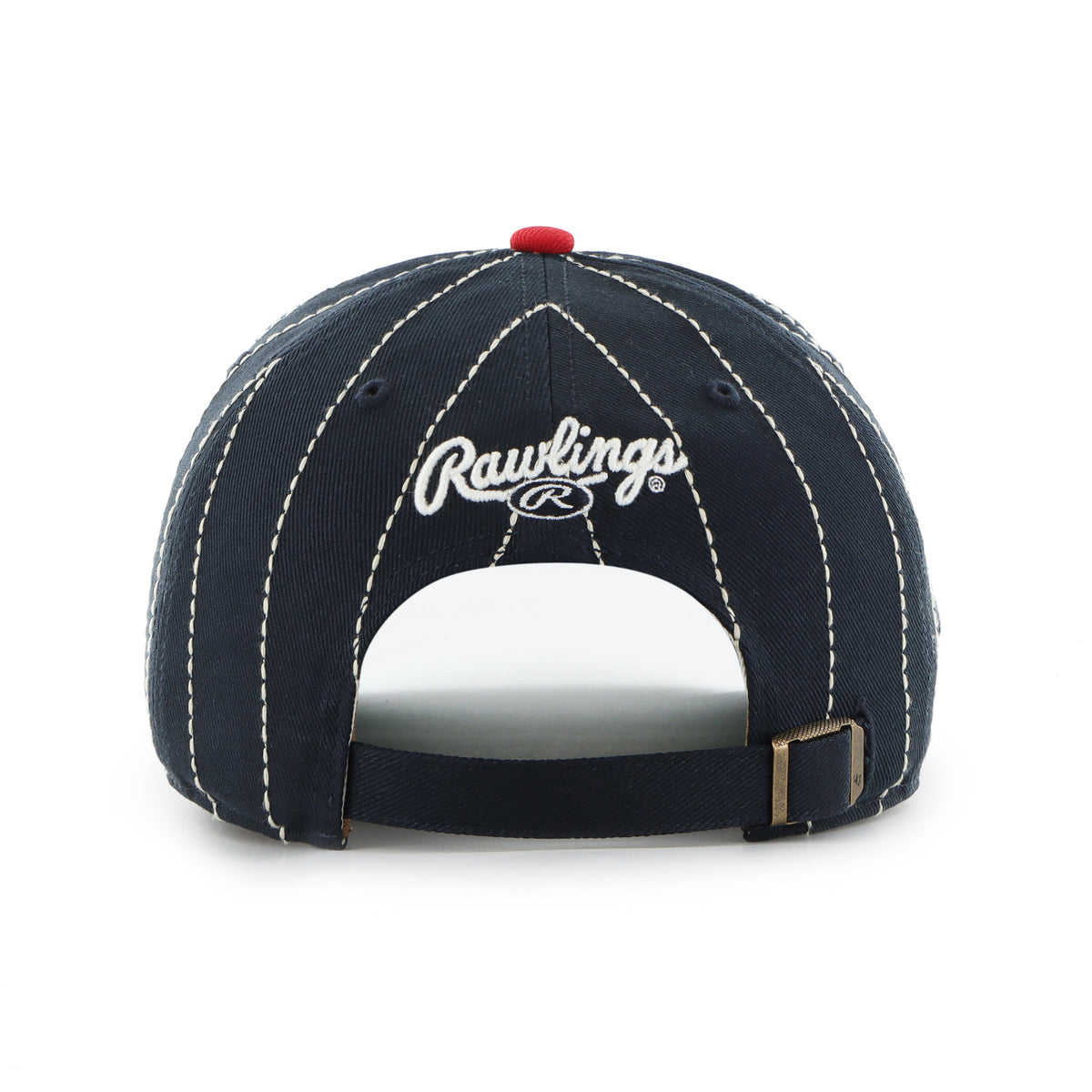 St. Louis Cardinals MLB 47 Brand Men Black Rawlings Pinstripe Hitch Adjustable Hat product image 2, provided for visual