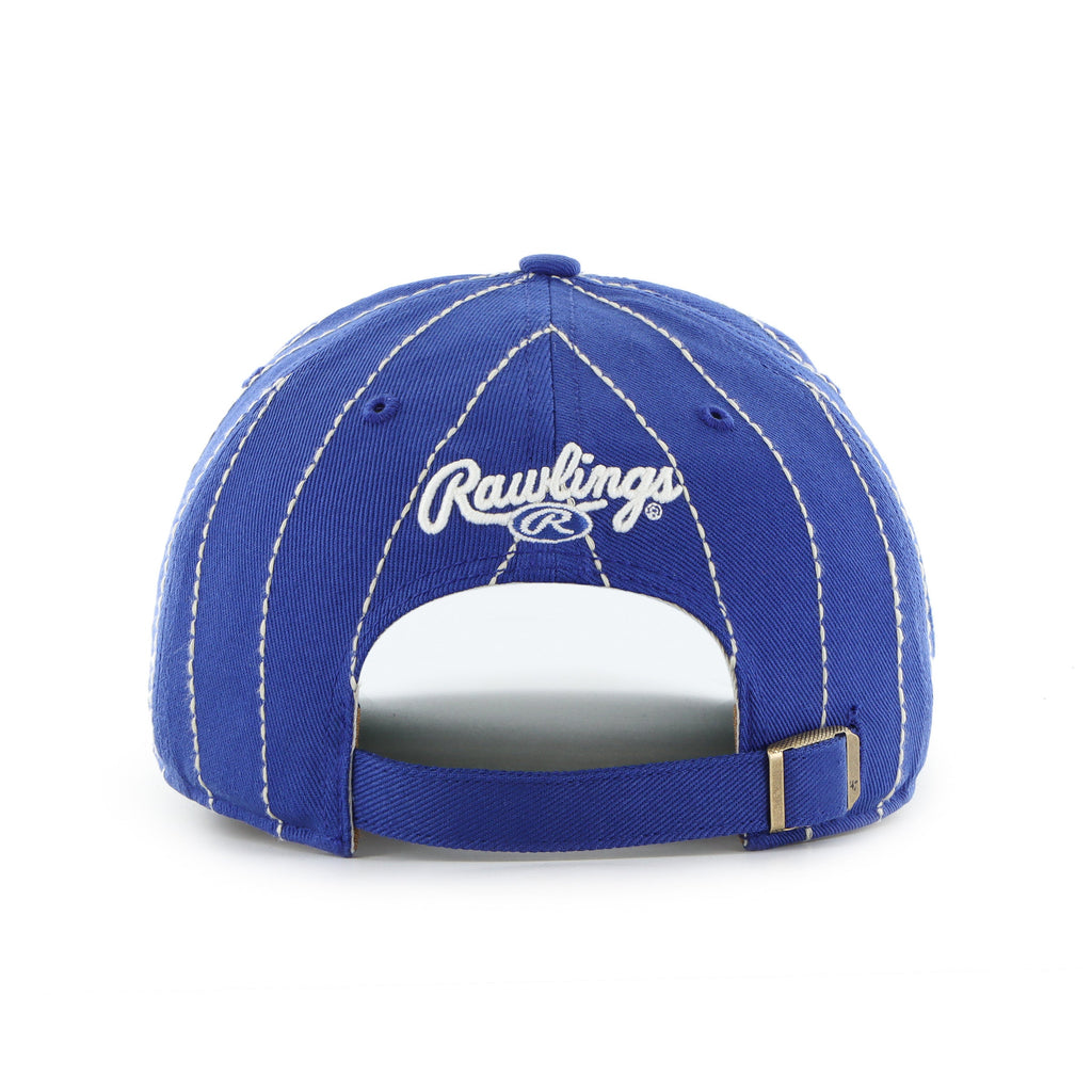 Chicago Cubs MLB 47 Brand Men Royal Rawlings Pinstripe Hitch Adjustable Hat product image 2, provided for visual reference