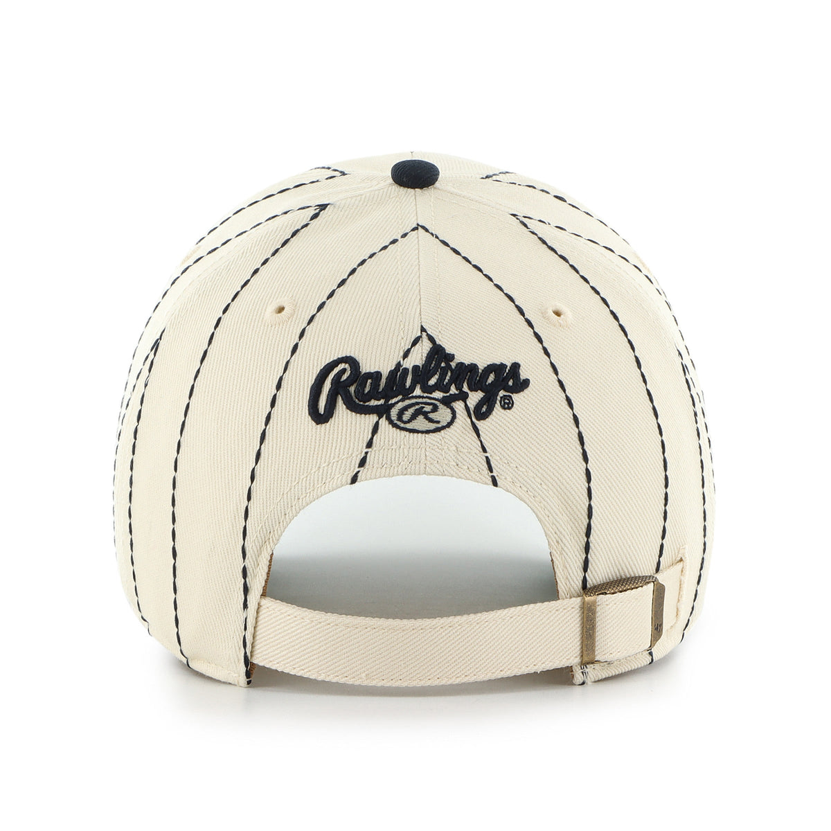 New York Yankees MLB 47 Brand Men Beige Rawlings Pinstripe Clean Up Adjustable Hat product image 2, provided for visual