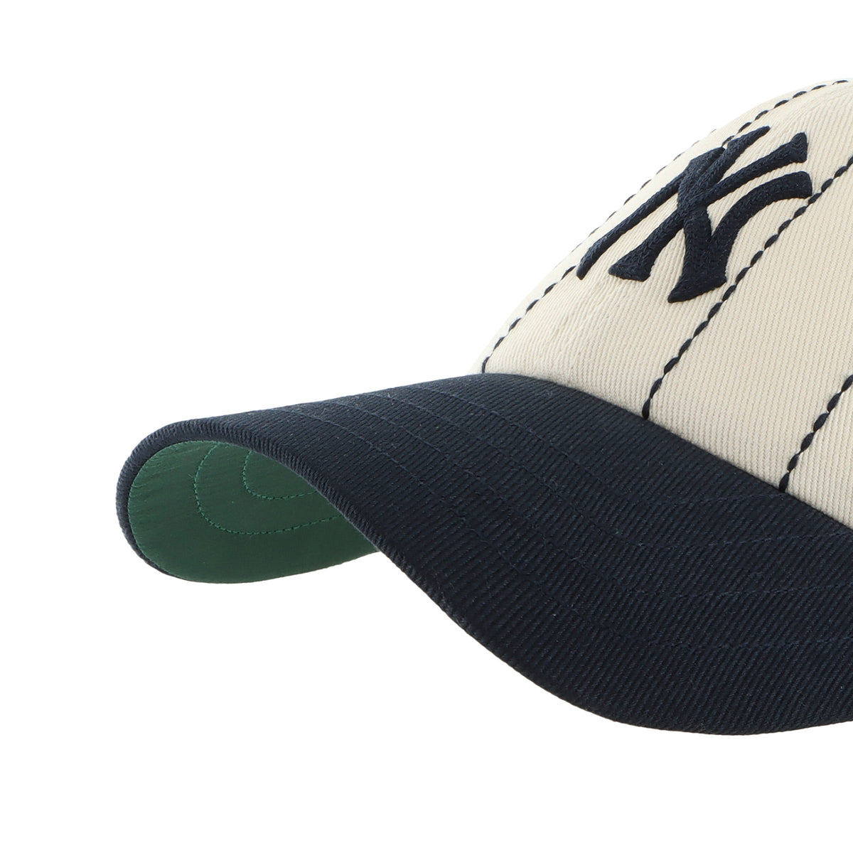 New York Yankees MLB 47 Brand Men Beige Rawlings Pinstripe Clean Up Adjustable Hat product image 4, provided for visual