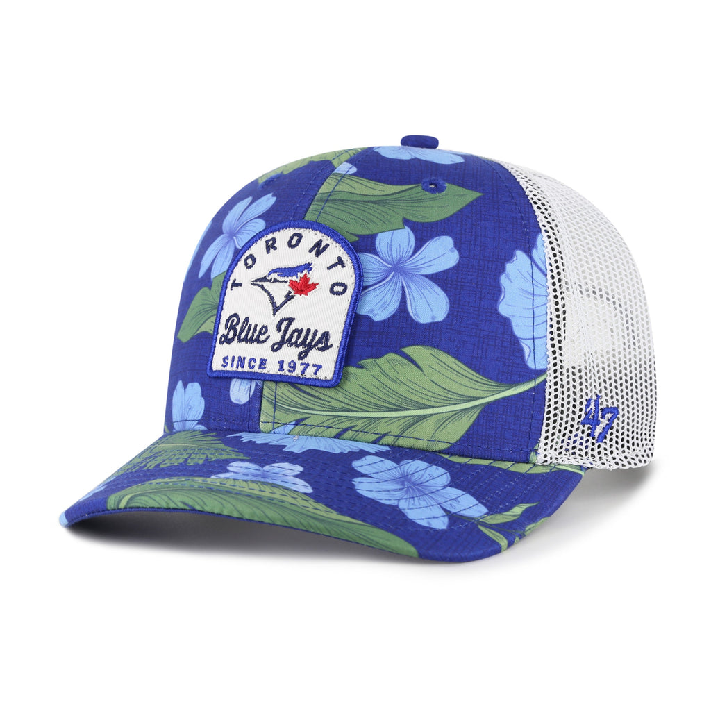 Toronto Blue Jays MLB 47 Brand Men Royal Blue Beach Side Trucker Snapback product image 1, provided for visual reference and