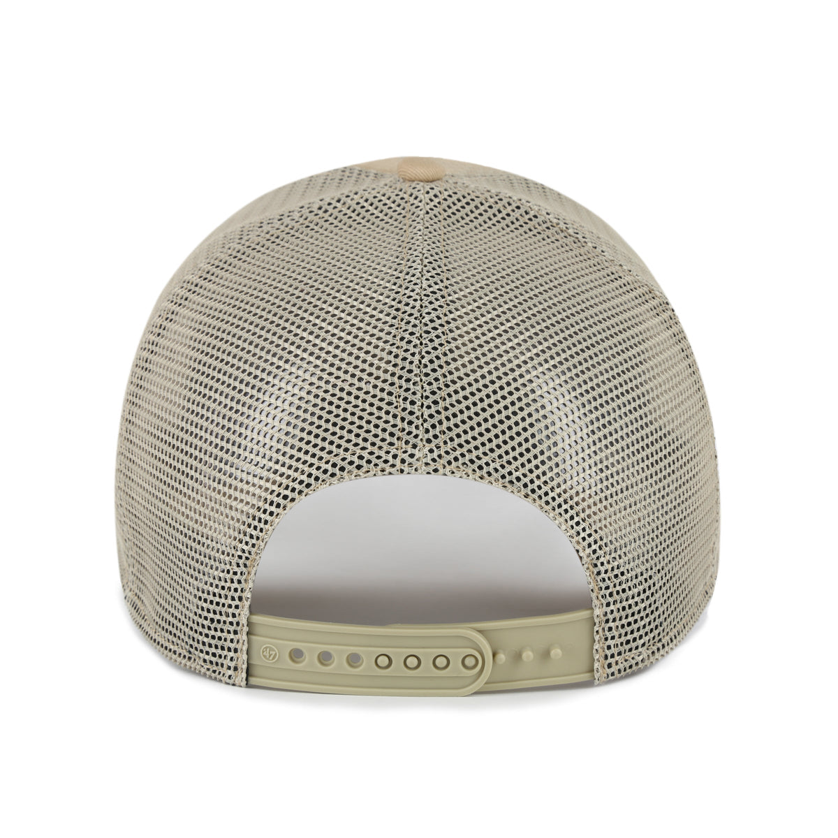 Toronto Blue Jays MLB 47 Brand Men Branson Khaki MVP Trucker Snapback Hat product image 2, provided for visual reference and