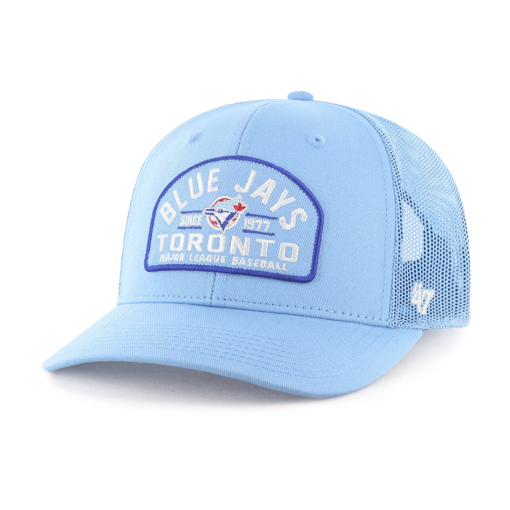 Toronto Blue Jays MLB 47 Brand Youth Light Blue Leland Trucker Adjustable Hat product image 1, provided for visual reference