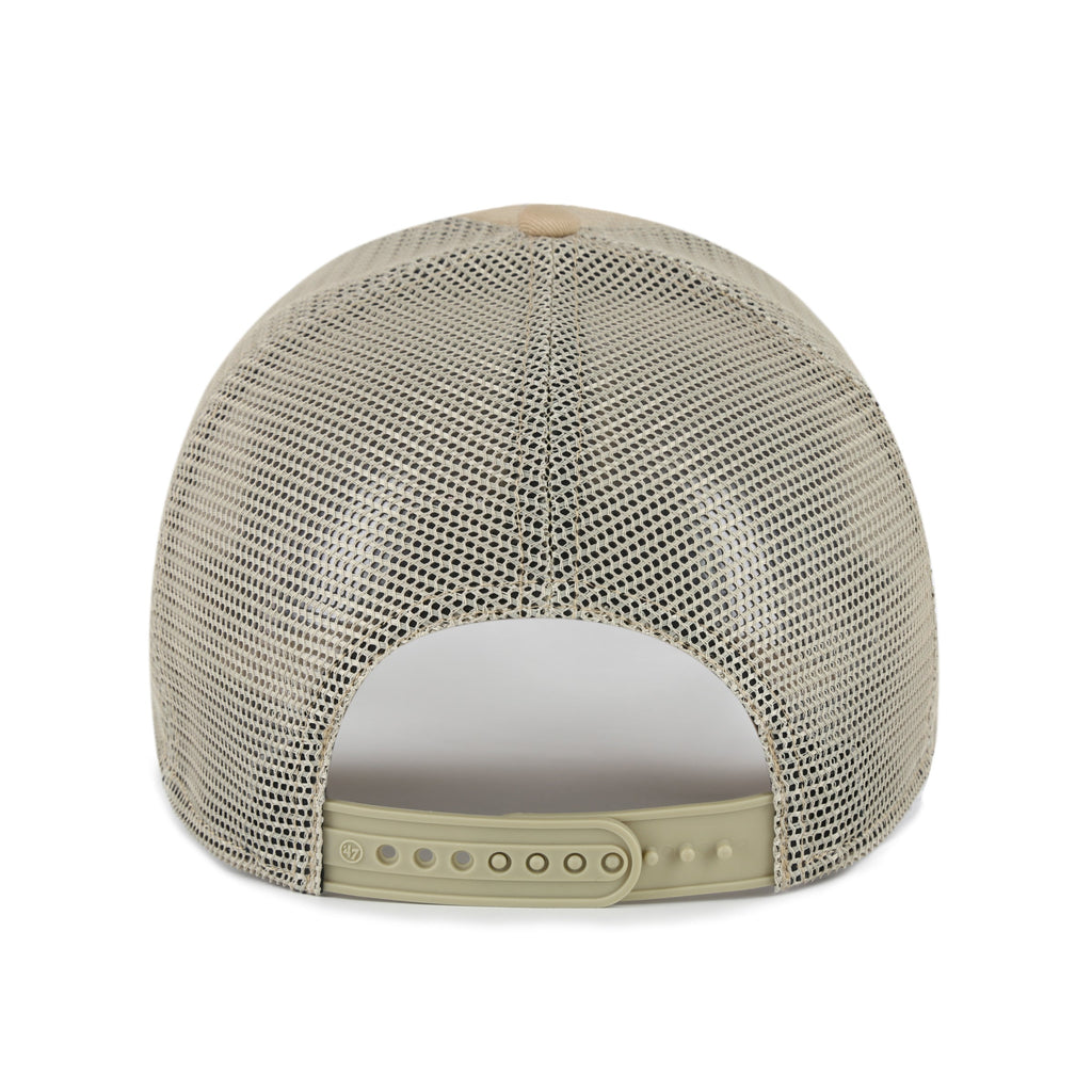 Toronto Maple Leafs NHL 47 Brand Men Branson Khaki MVP Trucker Snapback Hat product image 2, provided for visual reference