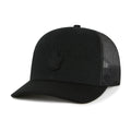 Toronto Maple Leafs NHL 47 Brand Men Black Contemporary Trucker Snapback Hat product image 1, provided for visual reference