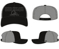 Quebec Nordiques NHL 47 Brand Men Black Contemporary Trucker Snapback Hat product image 1, provided for visual reference and