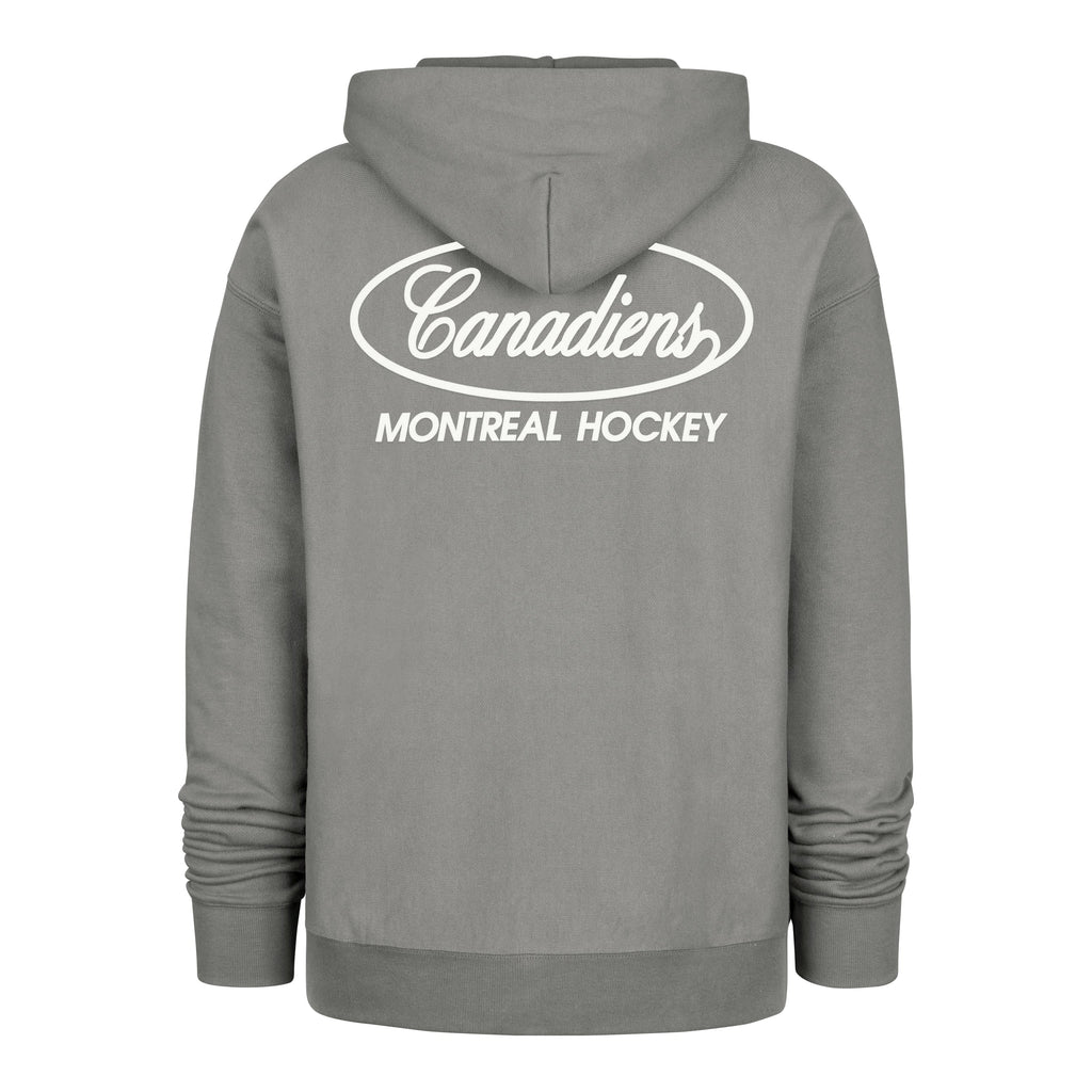 Montreal Canadiens NHL 47 Brand Men Wolf Grey Sandstone Triple Double Foundation Hoodie product image 2, provided for visual
