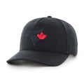 Toronto Blue Jays MLB 47 Brand Men Black Red Leaf Hitch Adjustable Hat product image 1, provided for visual reference and