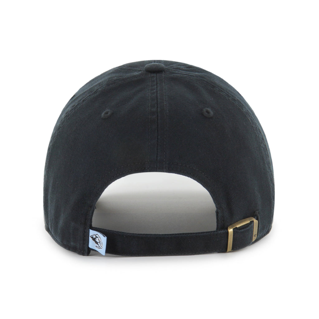 Utah Mammoth NHL 47 Brand Men Black Clean Up Adjustable Hat product image 2, provided for visual reference and product