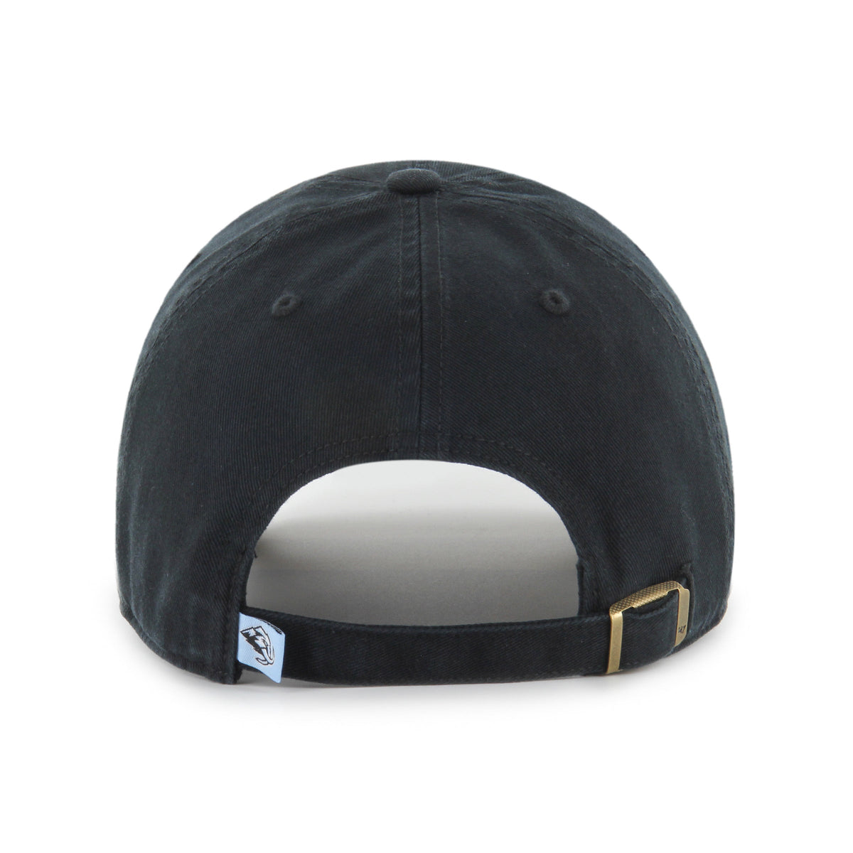 Utah Mammoth NHL 47 Brand Men Black Clean Up Adjustable Hat product image 2, provided for visual reference and product