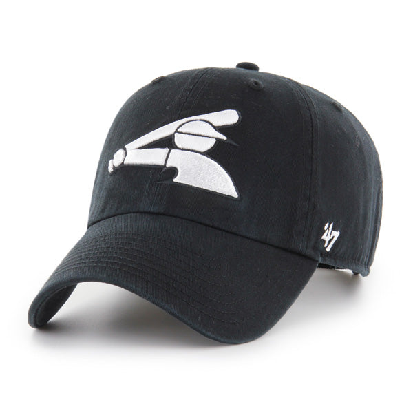 Chicago White Sox MLB 47 Brand Men Black Vintage Cooperstown Clean Up Adjustable Hat product image 1, provided for visual