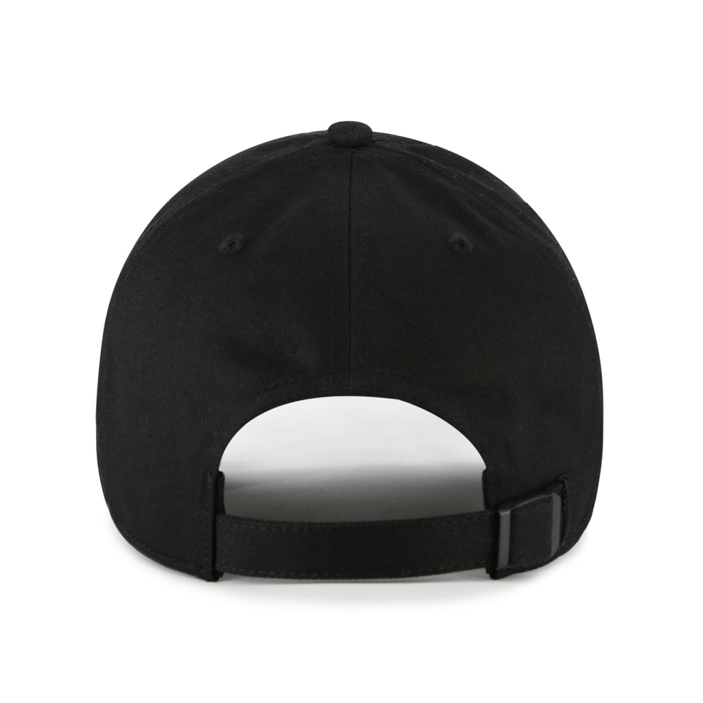 Montreal Canadiens NHL 47 Brand Men Black on Black Contemporary Clean Up Adjustable Hat product image 2, provided for visual