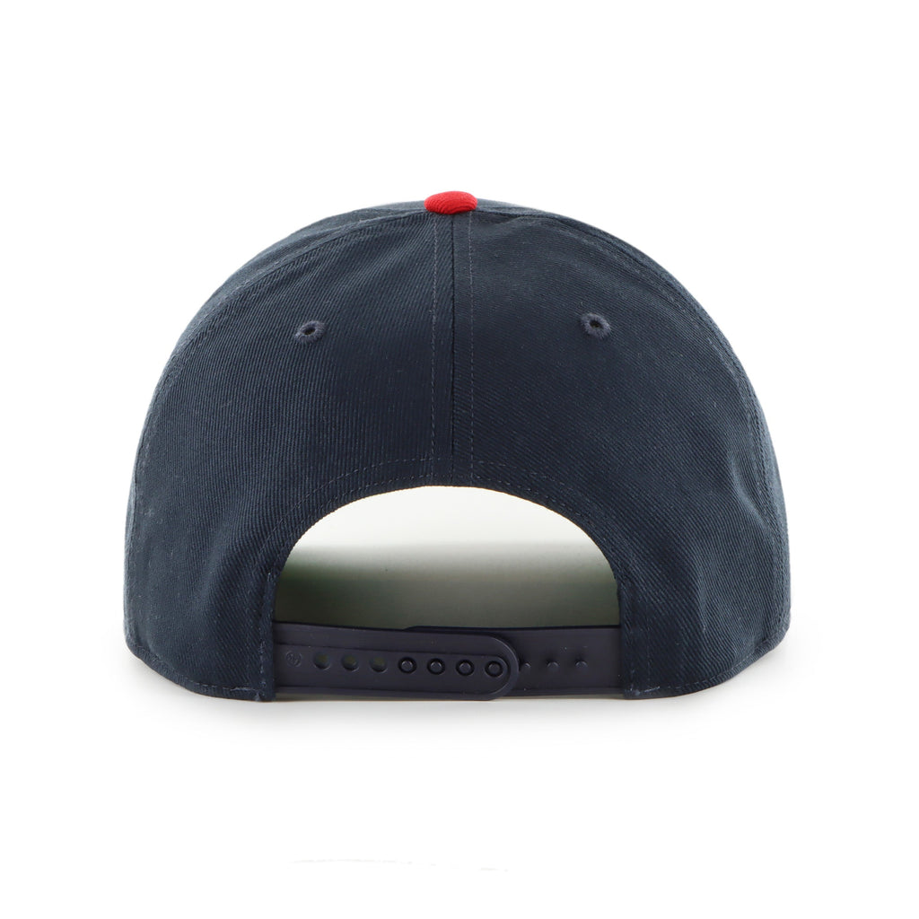 Montreal Canadiens NHL 47 Brand Men Navy Golden Age Replica A-Frame Adjustable Hat product image 3, provided for visual