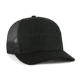 Toronto Blue Jays MLB 47 Brand Men Black Contemporary Trucker Snapback Hat product image 1, provided for visual reference