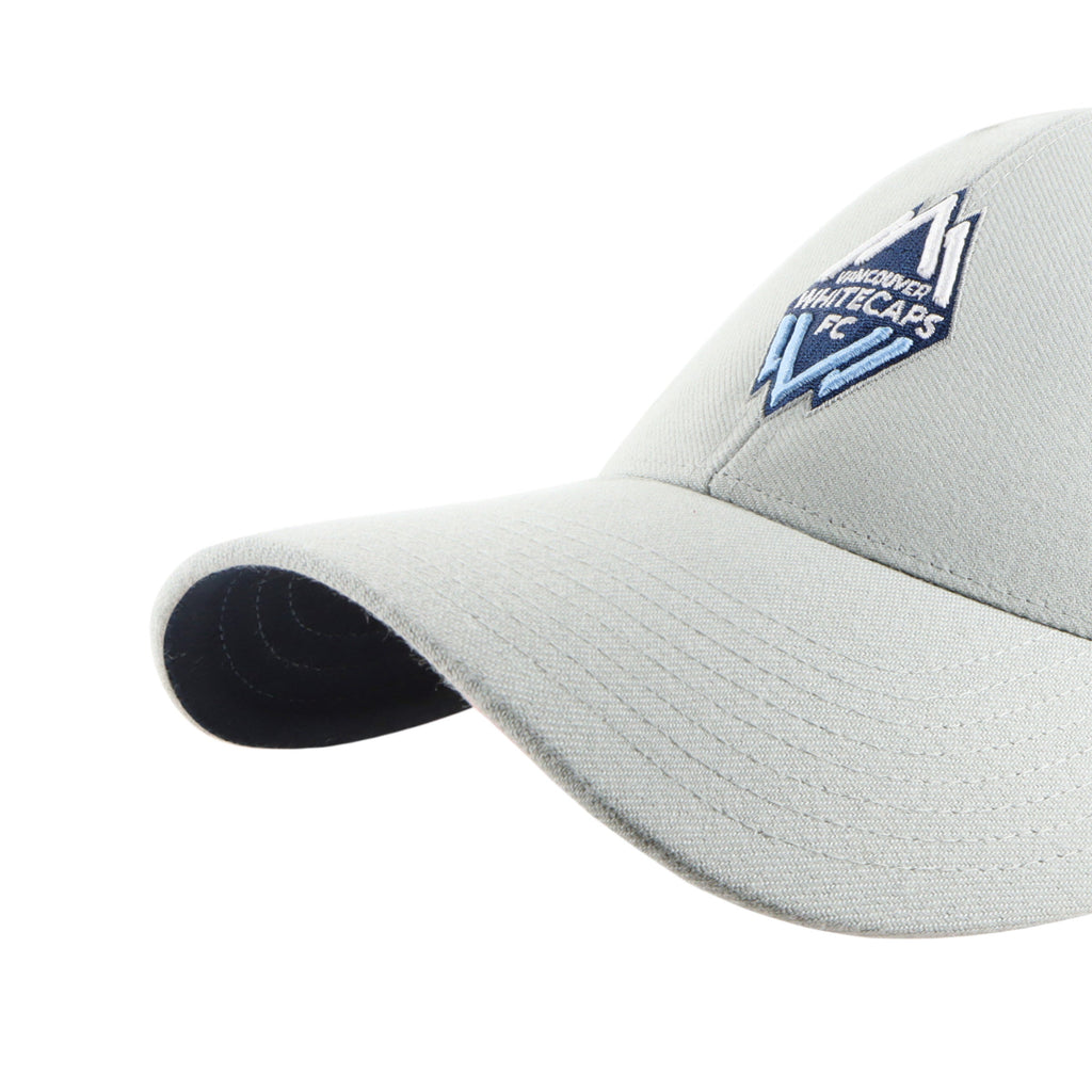 Vancouver Whitecaps FC MLS 47 Brand Men Grey MVP Ballpark Snapback Hat product image 3, provided for visual reference and