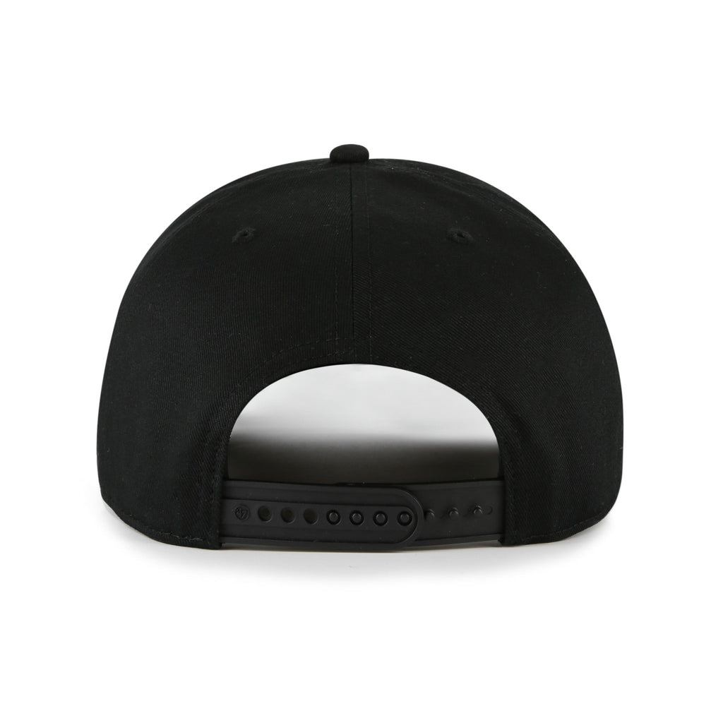 Montreal Canadiens NHL 47 Brand Men Black Break Wood Hitch Snapback Hat product image 2, provided for visual reference and