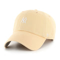 New York Yankees MLB 47 Brand Men Apricot Base Runner Ballpark Clean Up Adjustable Hat product image 1, provided for visual