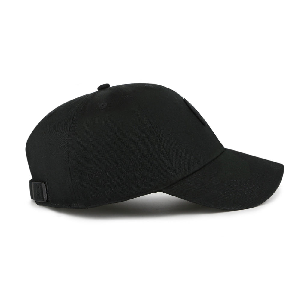Quebec Nordiques NHL 47 Brand Men Black on Black Contemporary Clean Up Adjustable Hat product image 3, provided for visual
