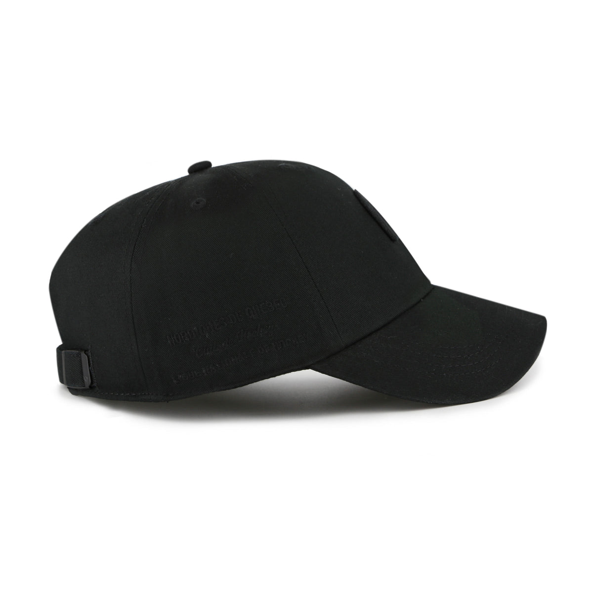 Quebec Nordiques NHL 47 Brand Men Black on Black Contemporary Clean Up Adjustable Hat product image 3, provided for visual