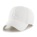 New York Yankees MLB 47 Brand Men Coconut White Clean Up Adjustable Hat product image 1, provided for visual reference and