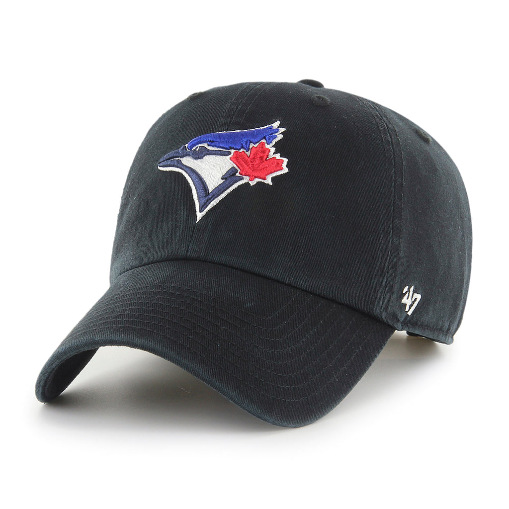 Toronto Blue Jays MLB 47 Brand Men Black Clean Up Adjustable Hat product image 1, provided for visual reference and product