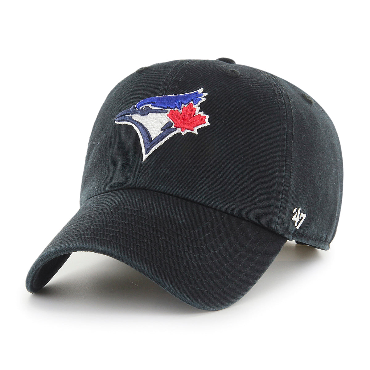 Toronto Blue Jays MLB 47 Brand Men Black Clean Up Adjustable Hat product image 1, provided for visual reference and product