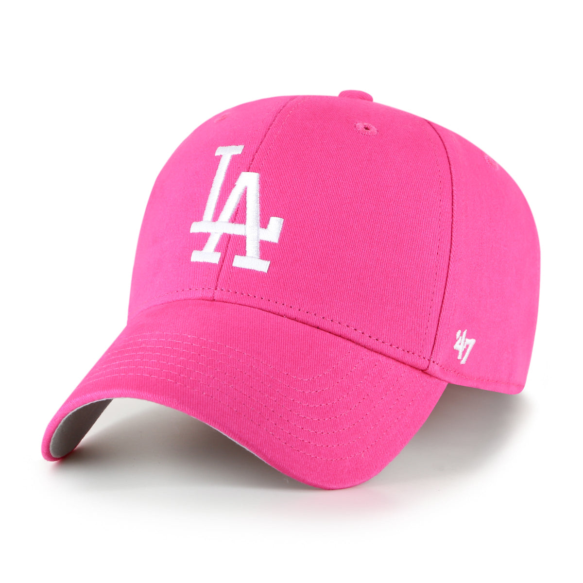 Los Angeles Dodgers MLB 47 Brand Toddler Pink Magenta MVP Adjustable Hat product image 1, provided for visual reference and