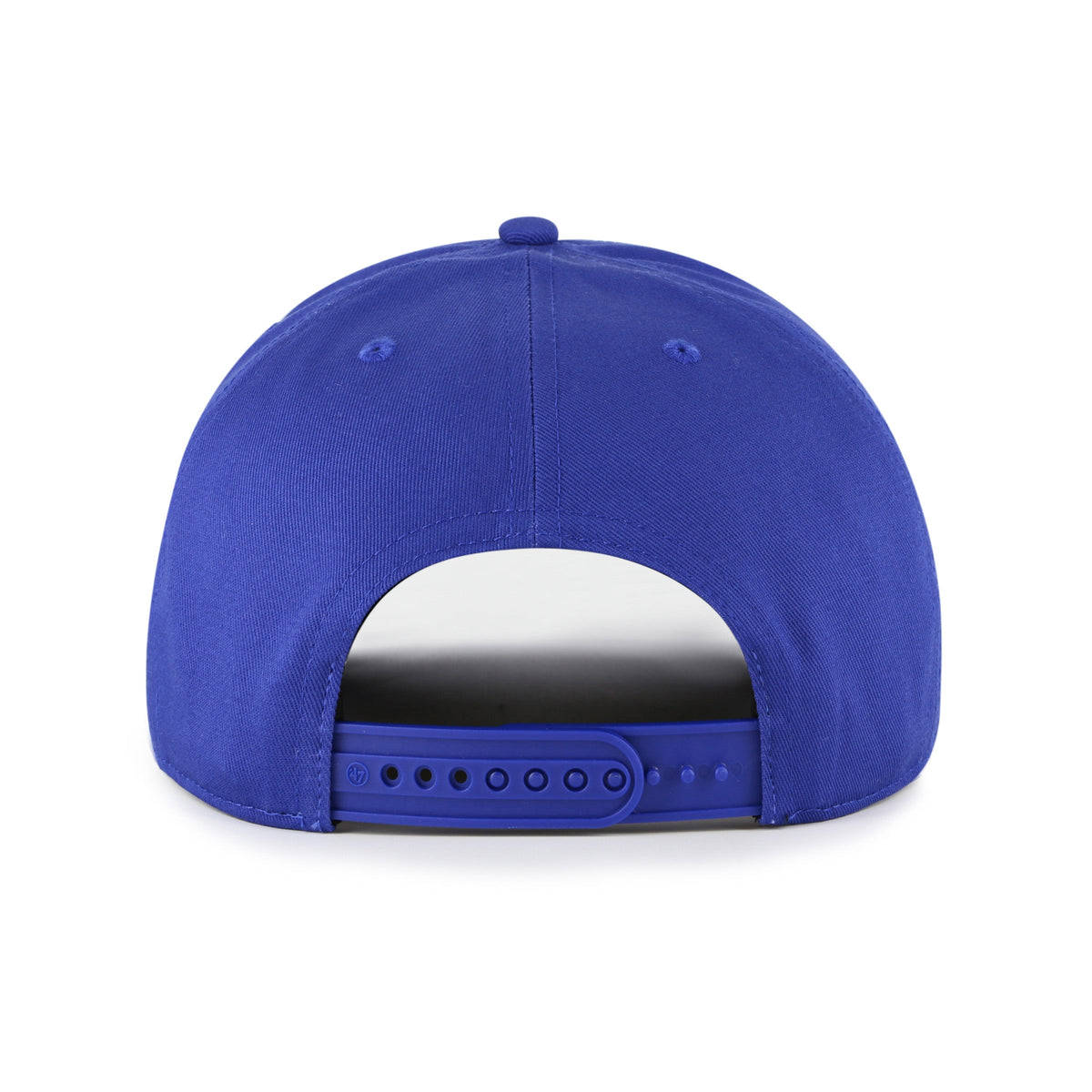 Montreal Expos MLB 47 Brand Men Royal Break Wood Hitch Snapback Hat product image 2, provided for visual reference and