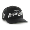Toronto Maple Leafs NHL 47 Brand Men Black Attitude Hitch Adjustable Hat product image 1, provided for visual reference and