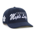 Toronto Maple Leafs NHL 47 Brand Men Navy Double Header Thick Cord Hitch Adjustable Hat product image 1, provided for visual