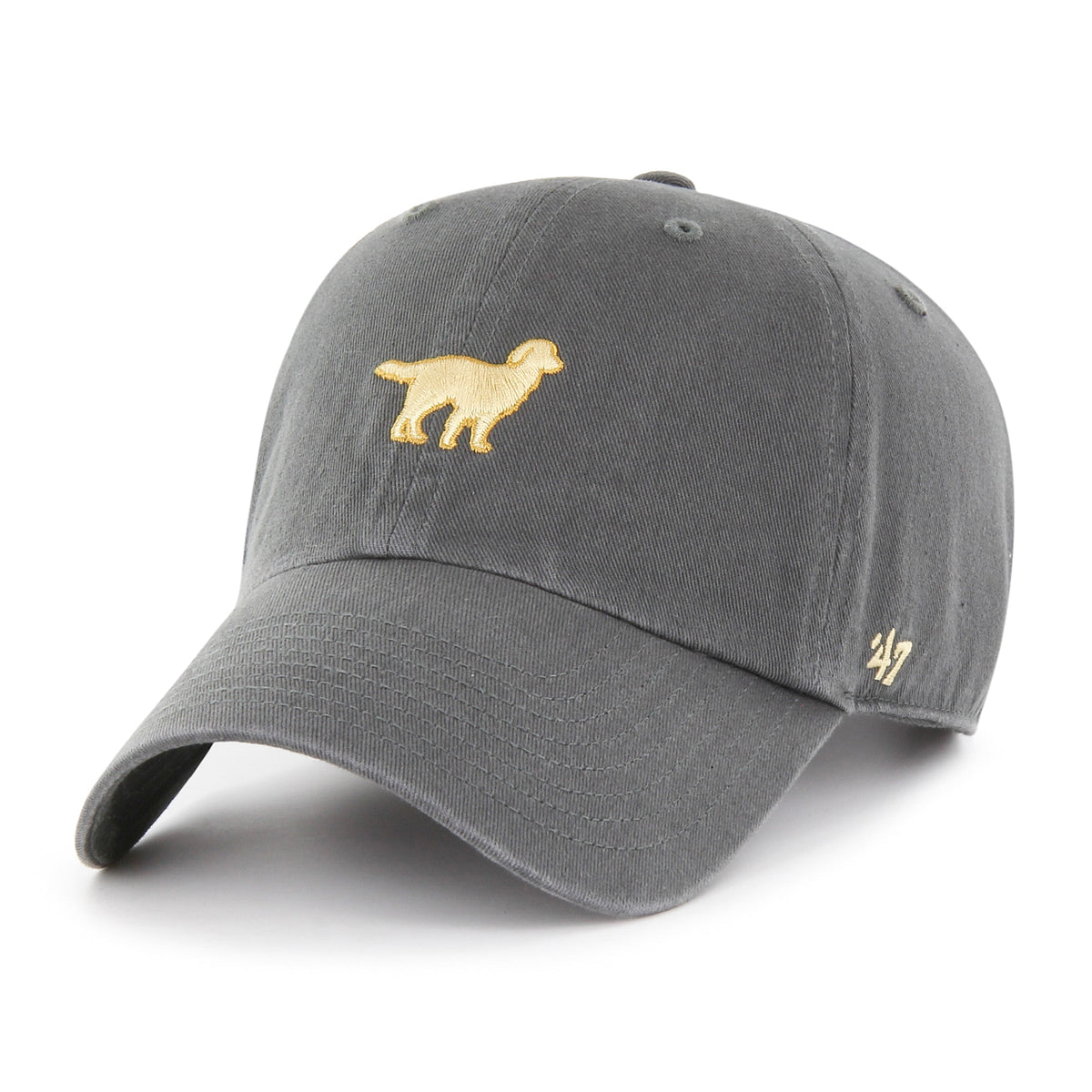 Golden Retriever Canine Collection 47 Brand Men Grey Clean Up Adjustable Hat product image 1, provided for visual reference