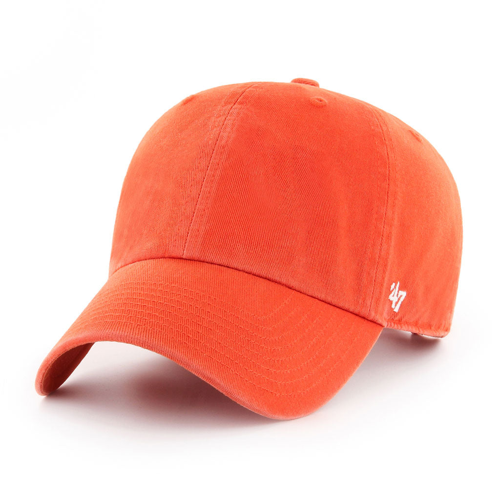 Blank 47 Brand Men Orange Clean Up Adjustable Hat product image 1, provided for visual reference and product detail review