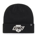 Los Angeles Kings NHL 47 Brand Men Black Attitude Raised Cuff Knit Beanie product image 1, provided for visual reference and