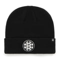 Boston Bruins NHL 47 Brand Men Black Attitude Raised Cuff Knit Beanie product image 1, provided for visual reference and