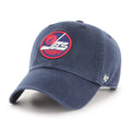 Winnipeg Jets NHL 47 Brand Men Navy Clean Up Heritage Adjustable Hat product image 1, provided for visual reference and