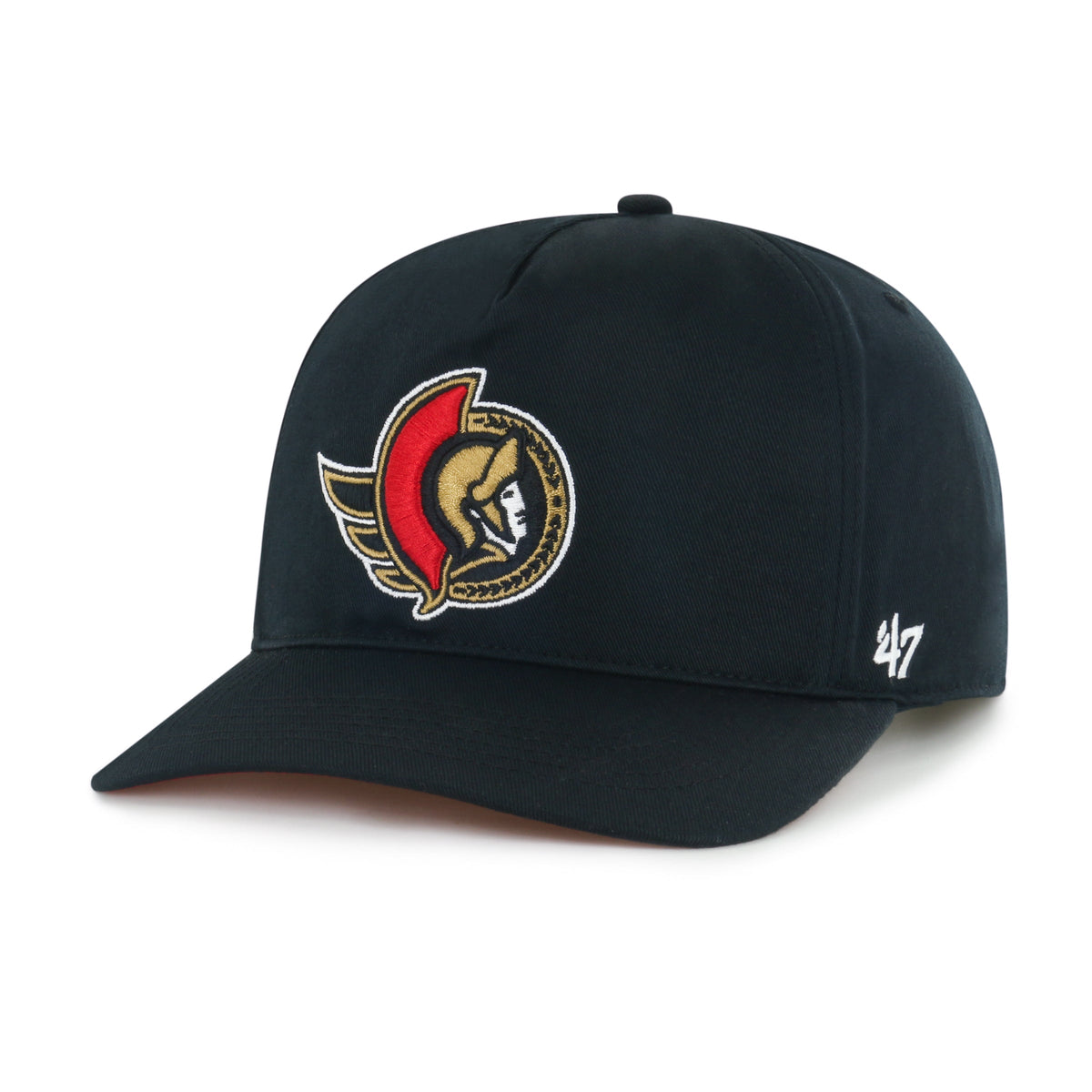 Ottawa Senators NHL 47 Brand Men Black Hitch Adjustable Hat product image 1, provided for visual reference and product