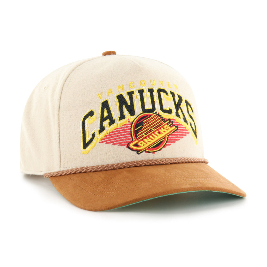 Vancouver Canucks NHL 47 Brand Men Pomona Wool Rope Hitch Snapback Hat product image 3, provided for visual reference and