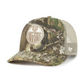Edmonton Oilers MLB 47 Brand Men Realtree APX Trucker Mesh Hitch Snapback product image 1, provided for visual reference and