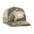 Montreal Canadiens NHL 47 Brand Men Realtree APX Trucker Mesh Hitch Snapback product image 1, provided for visual reference