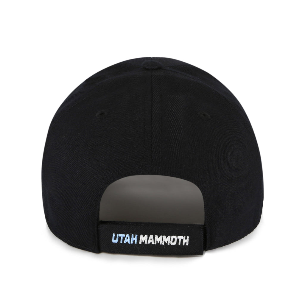 Utah Mammoth NHL 47 Brand Men Black MVP Adjustable Hat product image 2, provided for visual reference and product detail