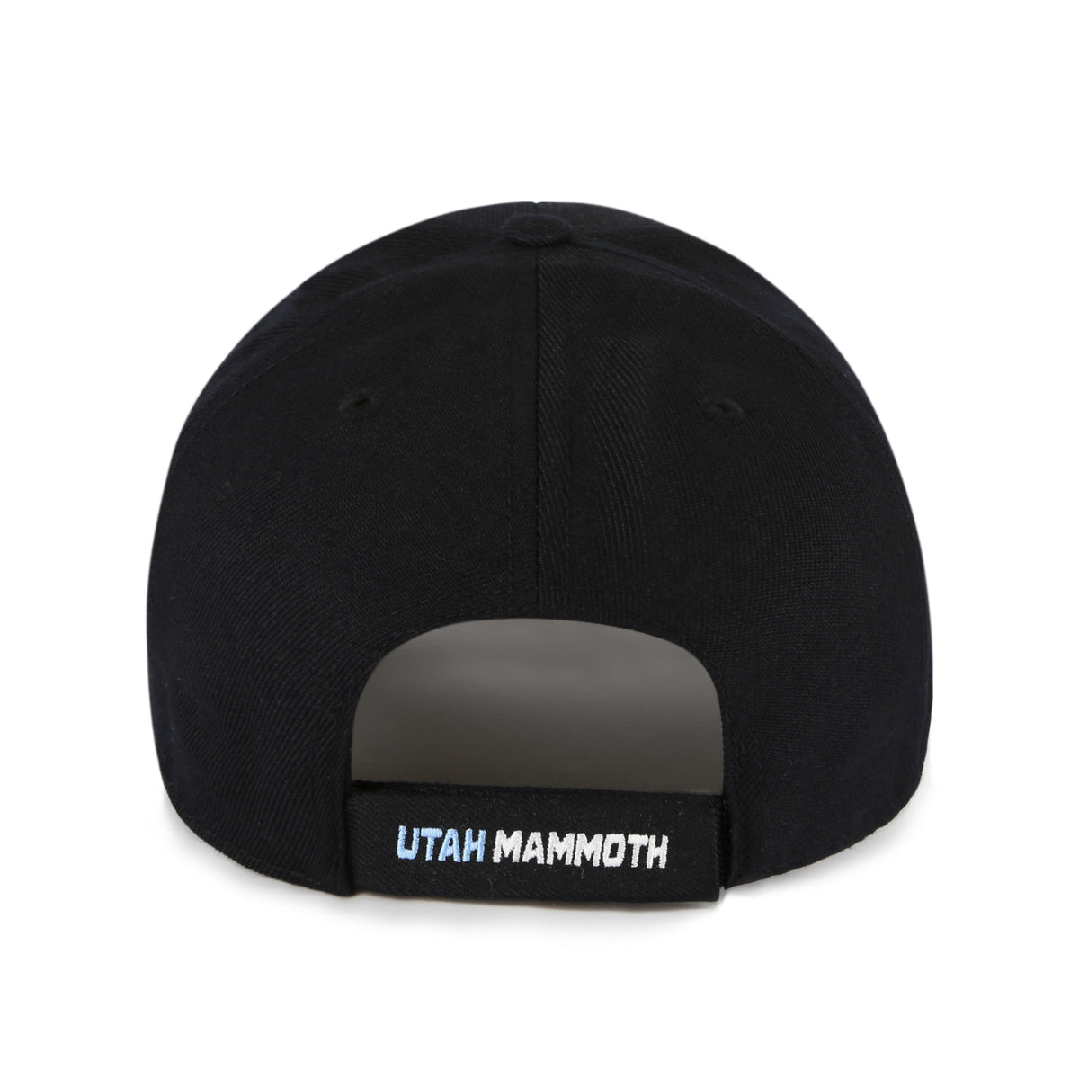 Utah Mammoth NHL 47 Brand Men Black MVP Adjustable Hat product image 2, provided for visual reference and product detail