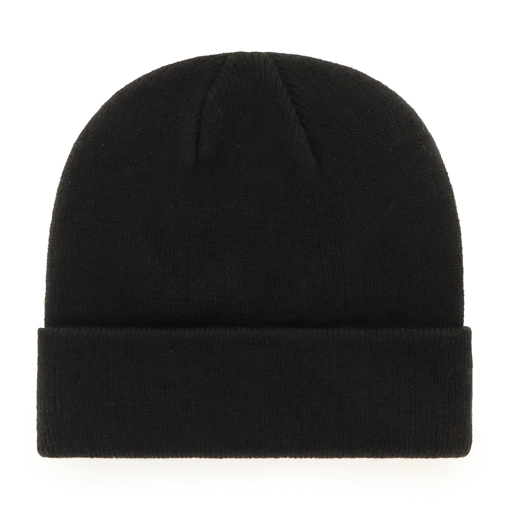 Philadelphia Eagles NFL 47 Brand Men Black Raised Cuff Knit Hat product image 2, provided for visual reference and product