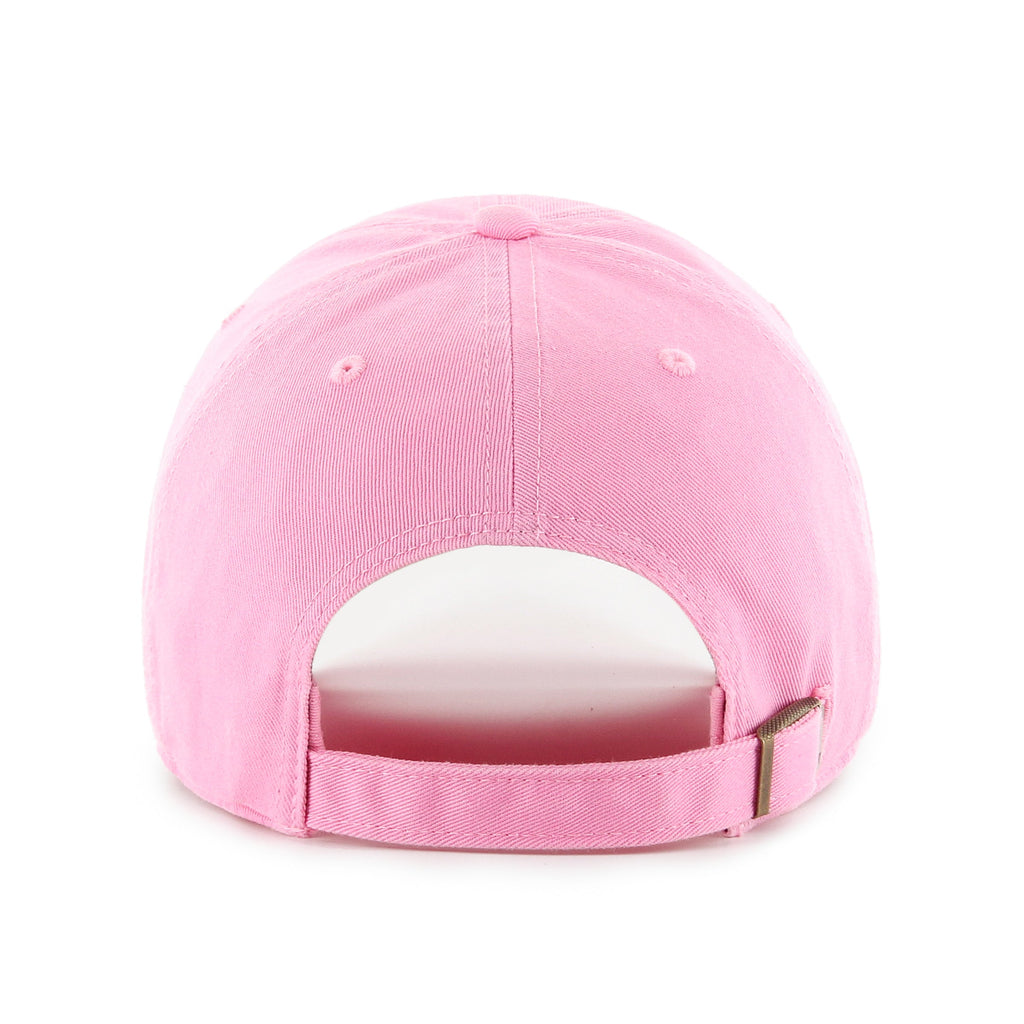 New York Yankees MLB 47 Brand Men Rose Pink Clean Up Adjustable Hat product image 2, provided for visual reference and